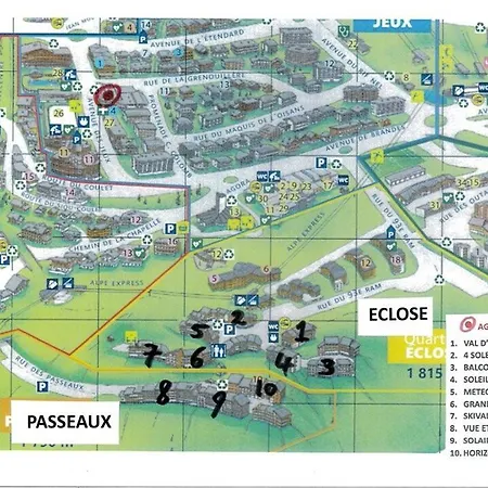 Val D'huez - Val D'huez 202 Mae-2631 アパート *